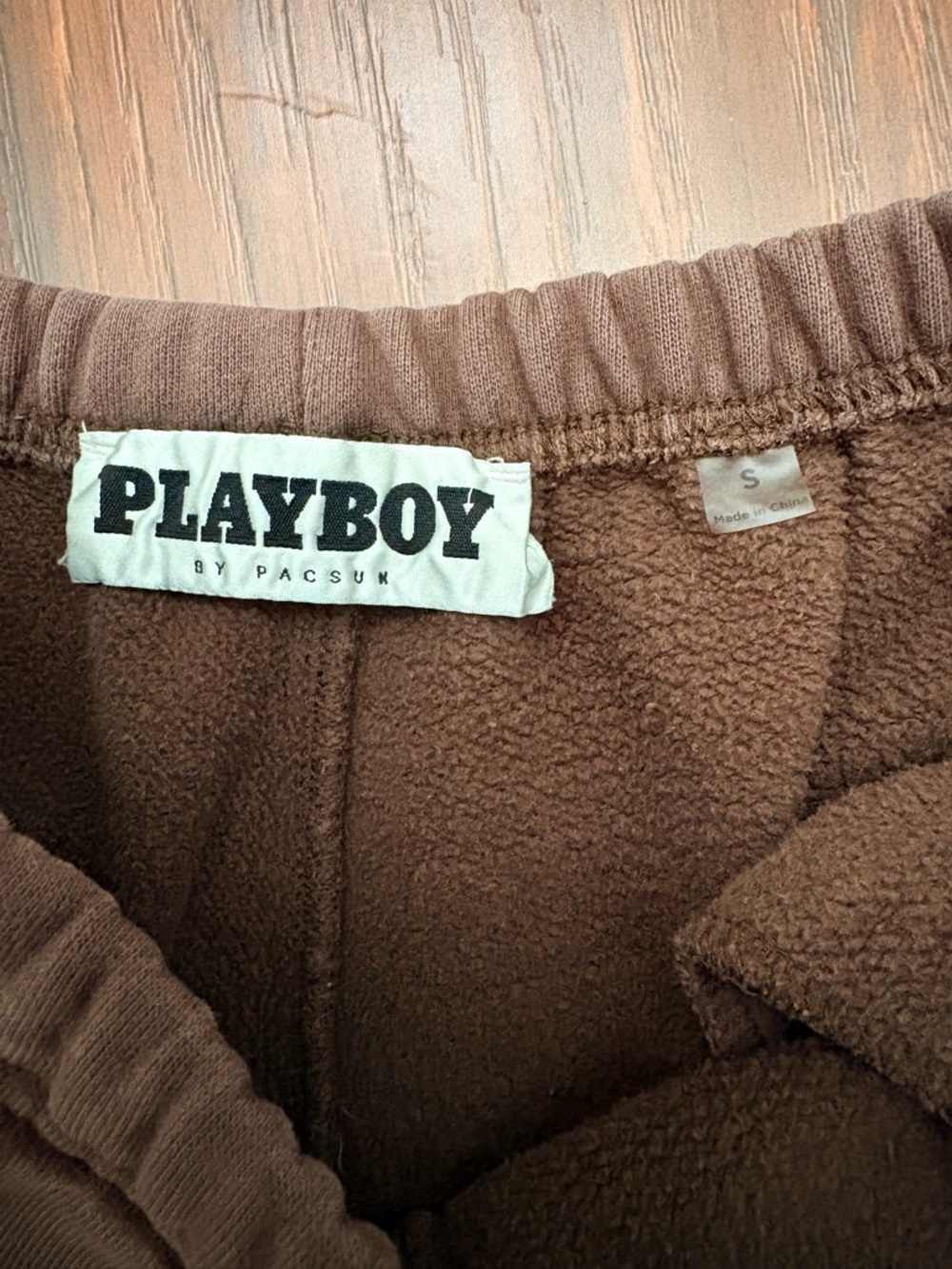 Playboy x PacSun Brown Sweatpants – Graphic Logo – Size S - Picture 2 of 4